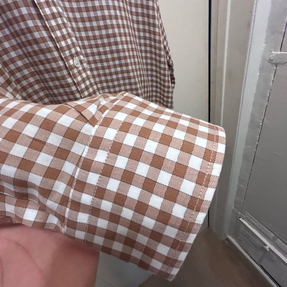 Burberry London Men's Button Down Shirt Size Large Long Sleeve Check Vintage USA - Picture 5 of 7